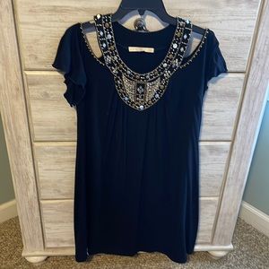 Black Cold Shoulder dress